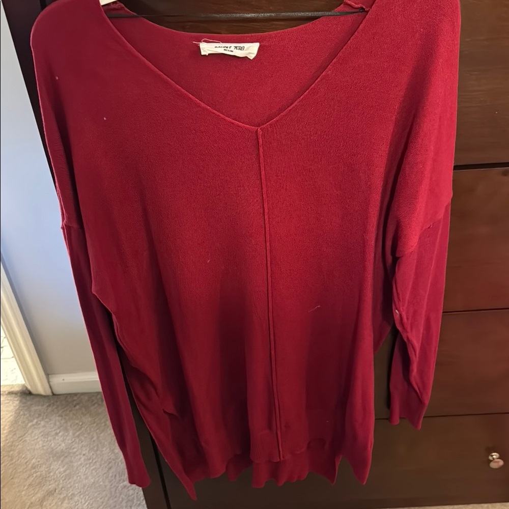 Women's Red Sweater